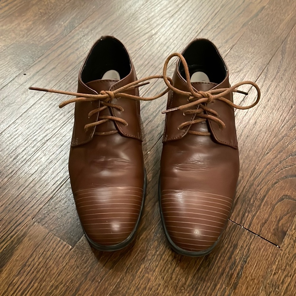 Kenneth Cole New York Big Kid Brown Dressy Shoes